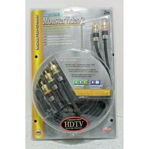 *Monster Video 2 NEW cable HDTV connection cord high performance video 2M 6.6 ft
